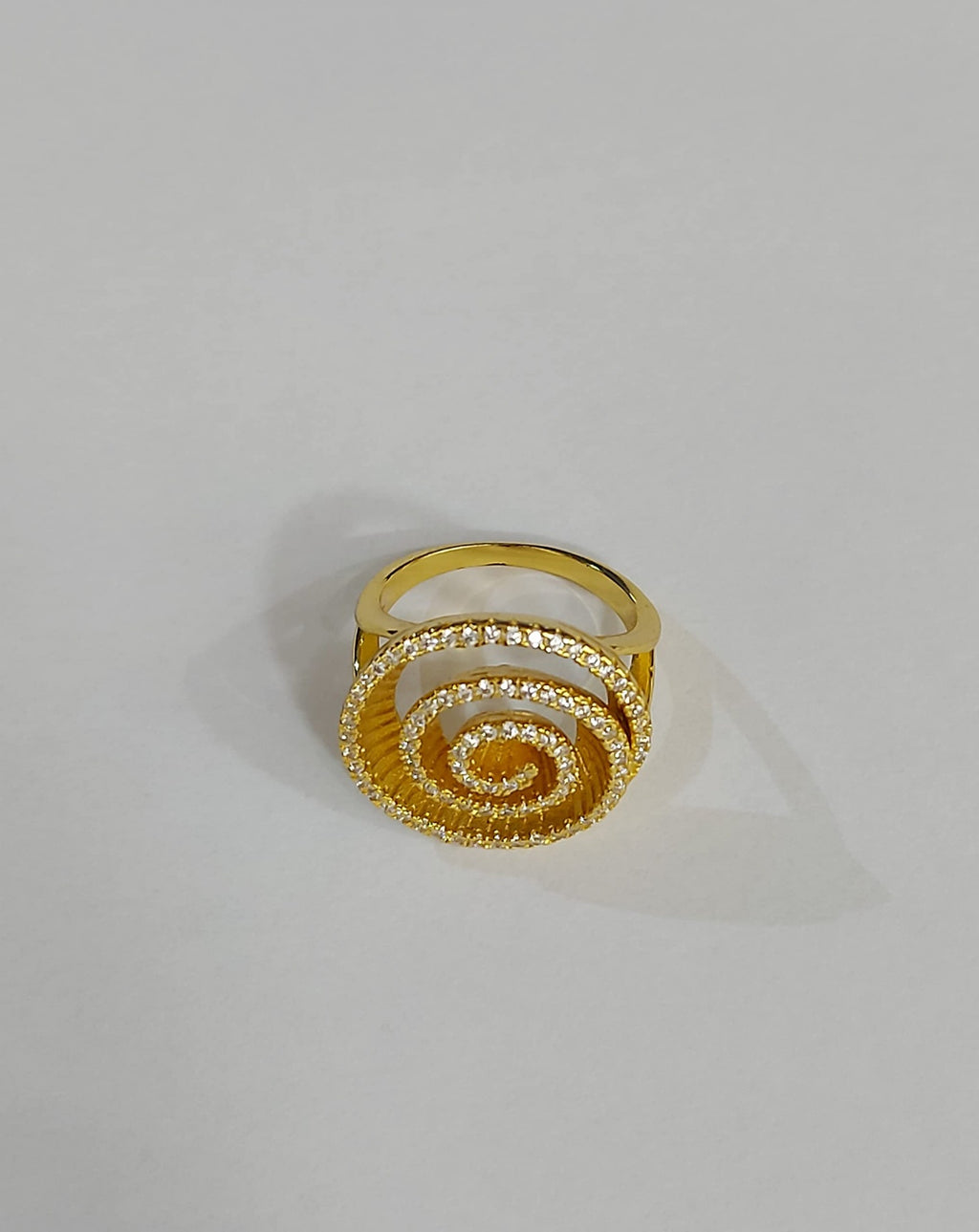 Damenring Osa jewels Sterlingsilber vergoldet 925 mit Zirkonia Art.-Nr.: 9377