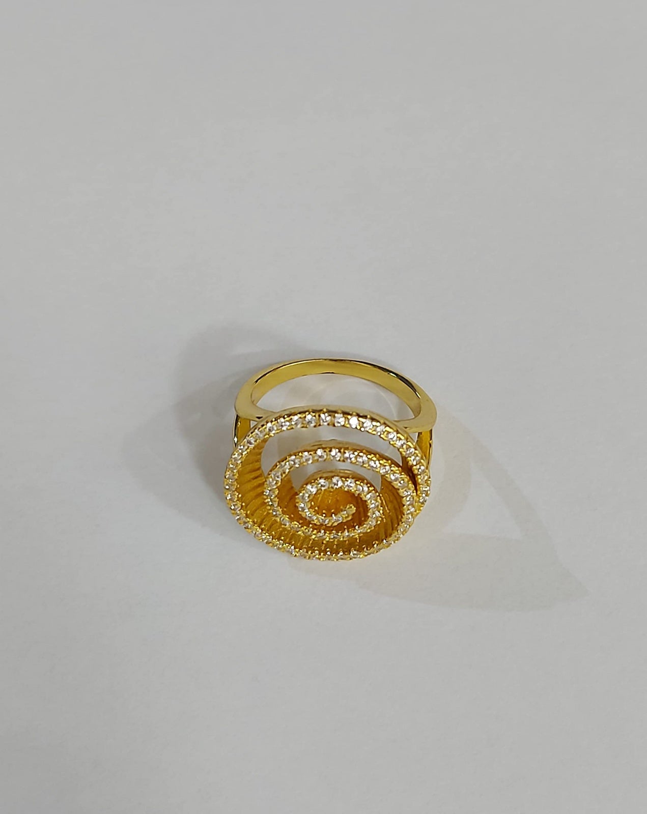 Anello donna Osa jewels argento dorato 925 con zirconi cod: 9377