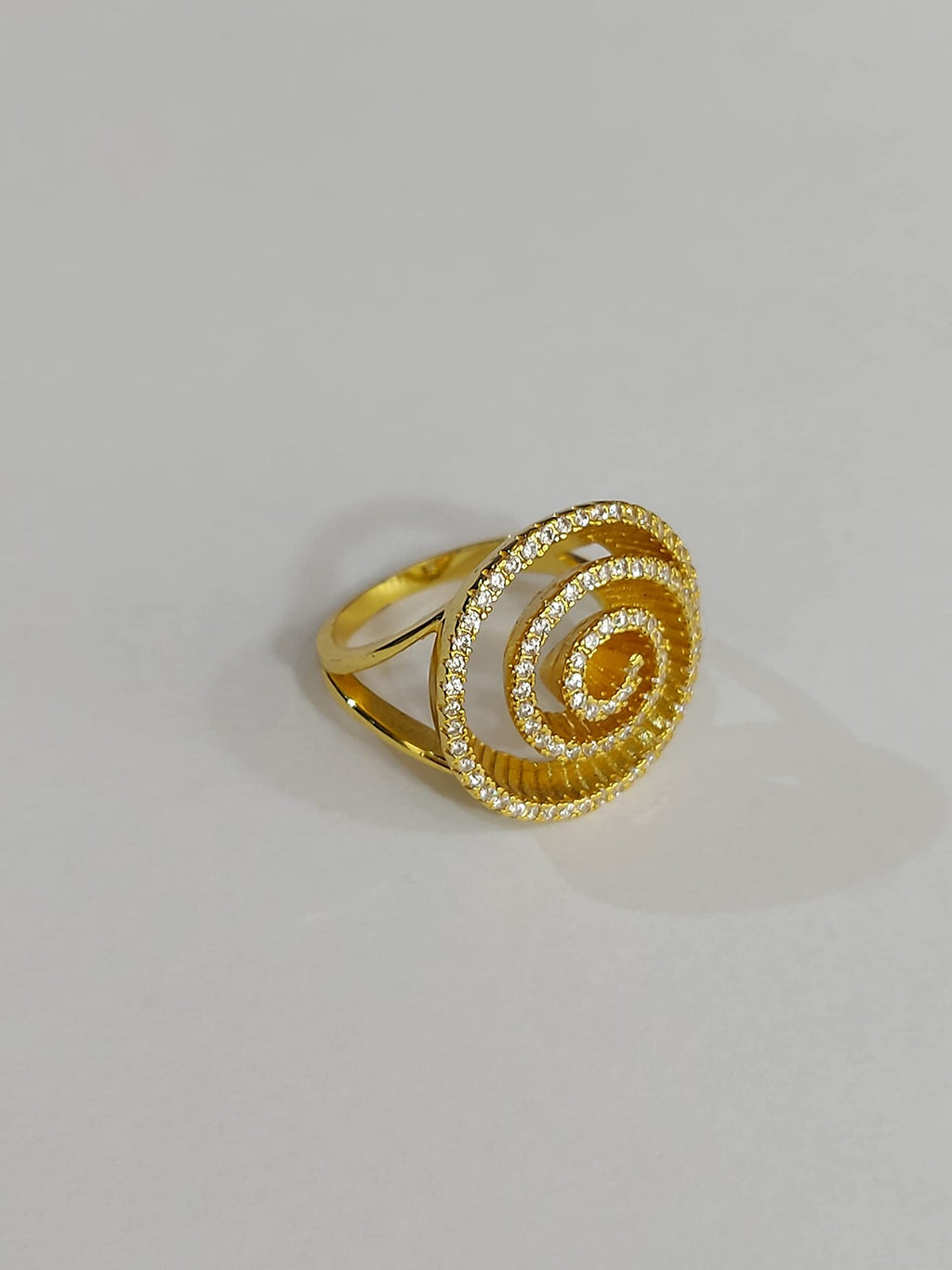 Damenring Osa jewels Sterlingsilber vergoldet 925 mit Zirkonia Art.-Nr.: 9377