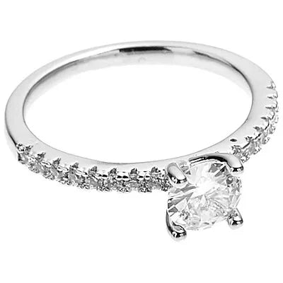 Anello donna Ottaviani con zirconi bianchi