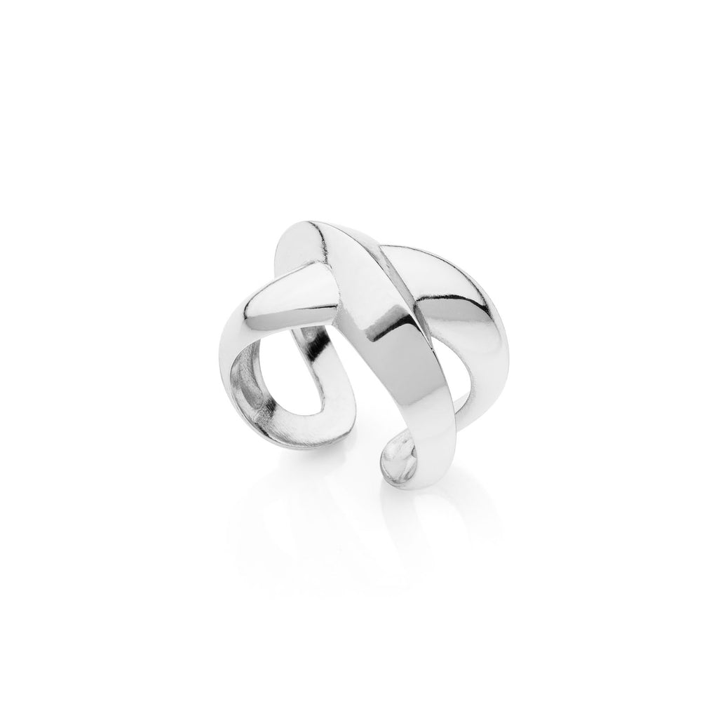 Anello donna Unoaerre a X argentato 2407