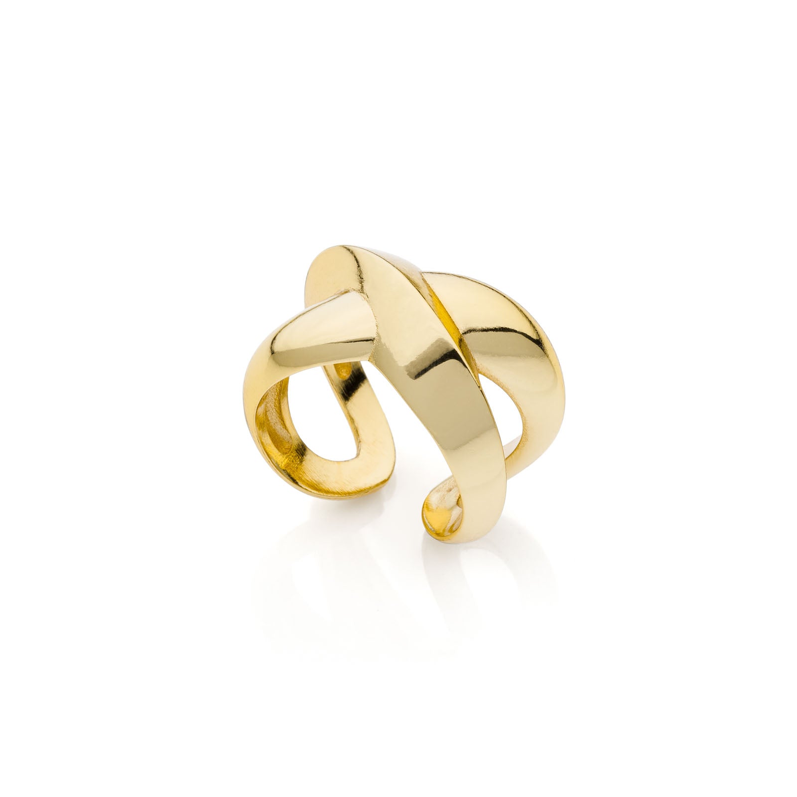 Anello donna Unoaerre a X dorato 2406