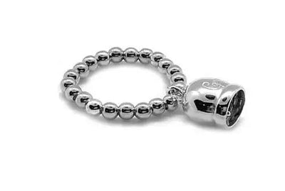 Anello donna campana Capri in argento regolabile a molla