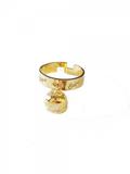Anello donna campana capri argento 925 regolabile dorato