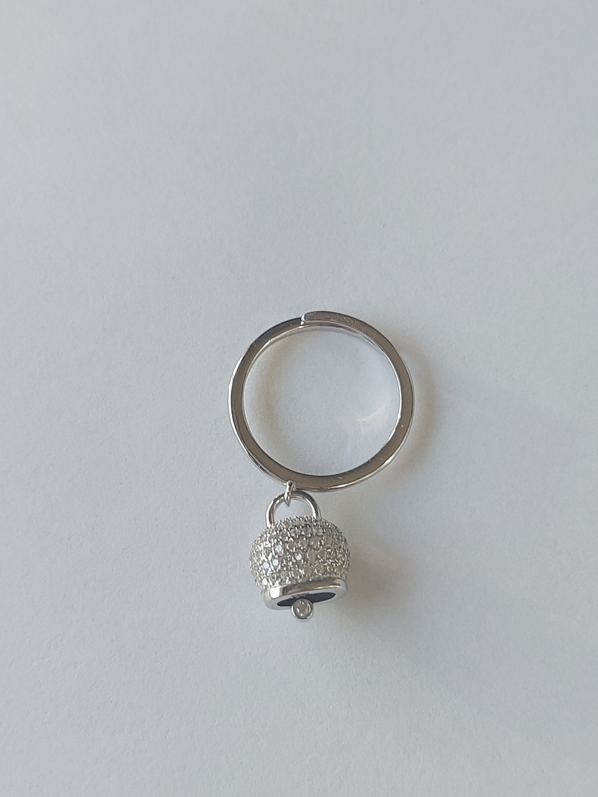 Anello donna campanella Capri in argento 925 con zirconi