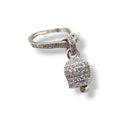 Anello donna campanella della fortuna Capri in argento zirconata