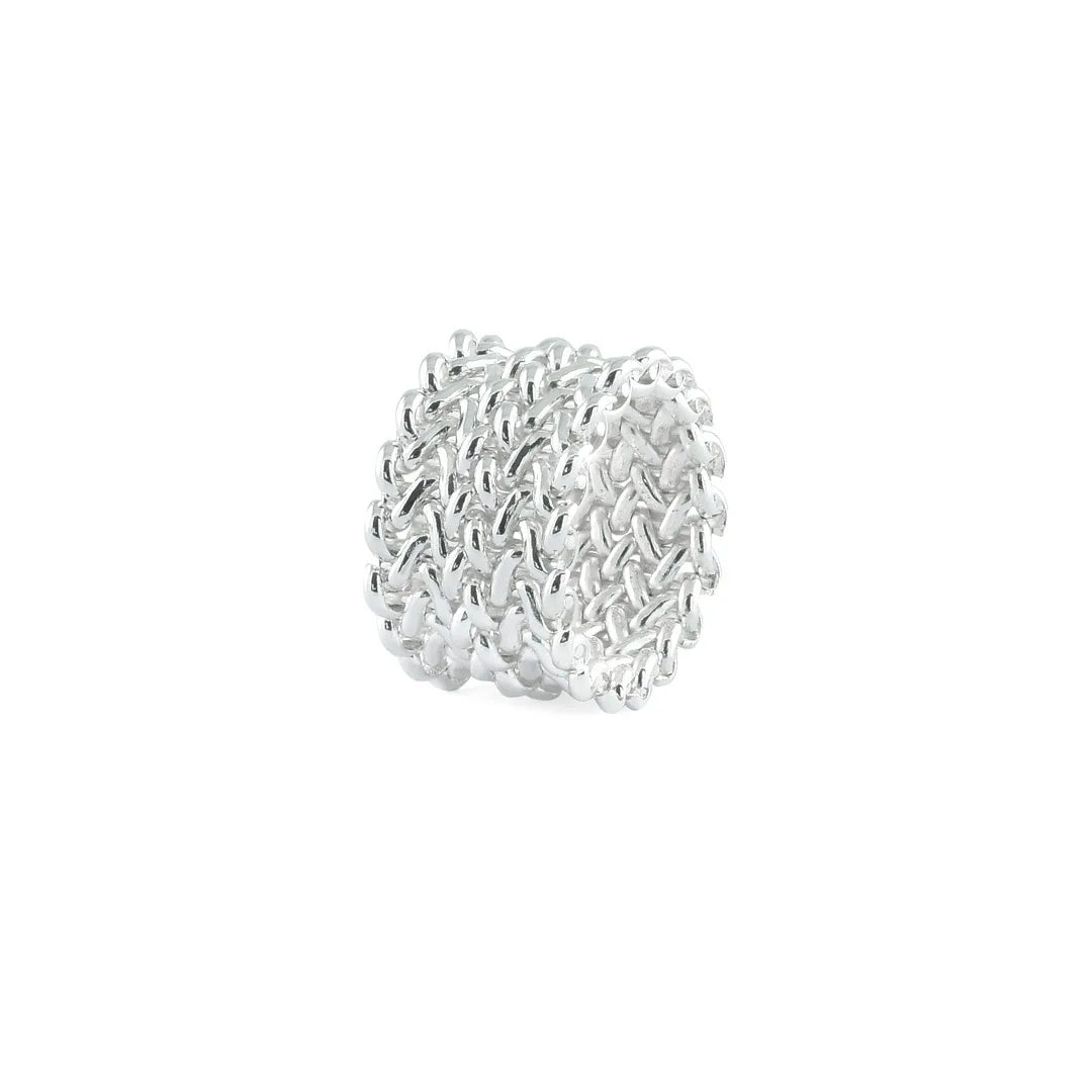 Anello donna chicco di riso in bronzo argentato 1597 Unoaerre
