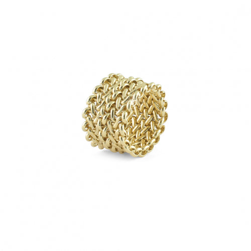 Anello donna chicco di riso in bronzo dorato Unoaerre 1601 misura 21