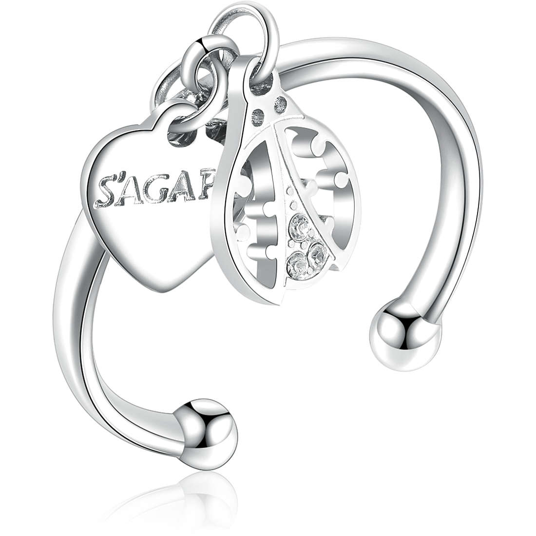 Anello donna coccinella gioielli Sagapò You syo33a