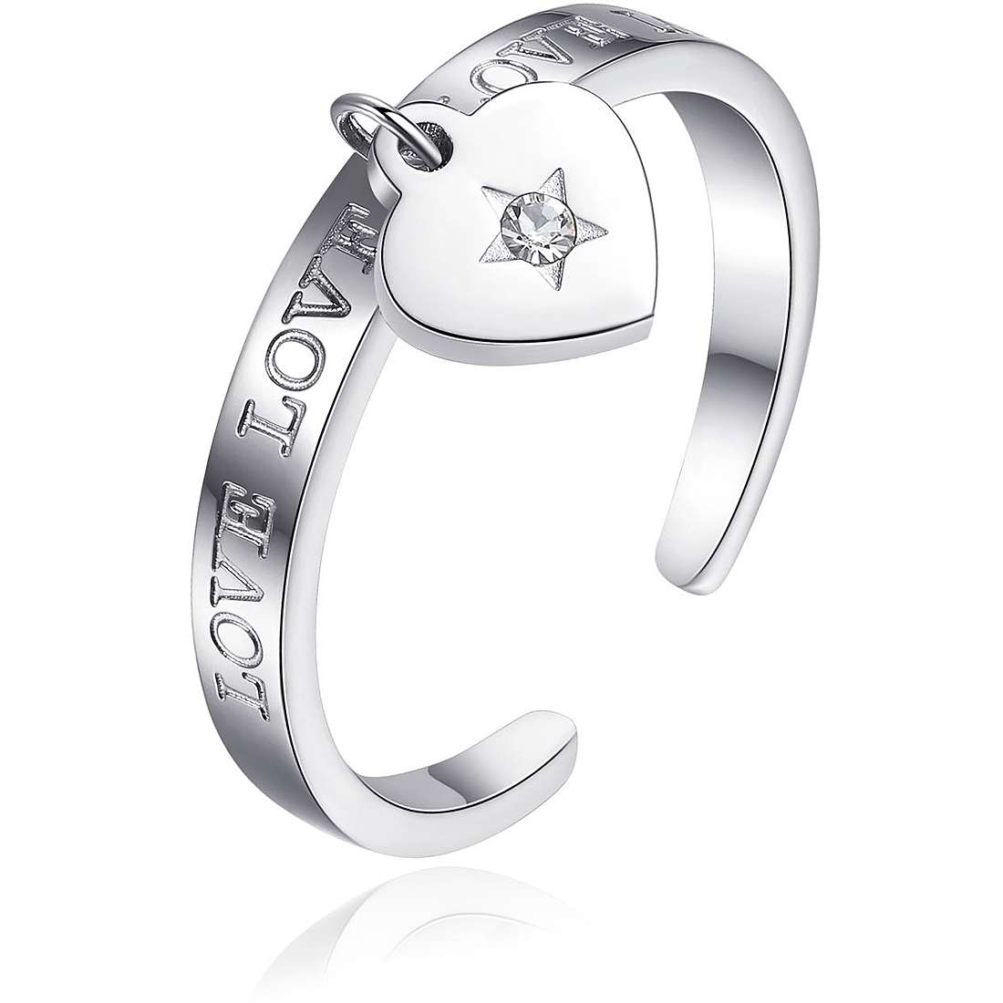 Anello donna cuore gioielli Sagapò Click sck148