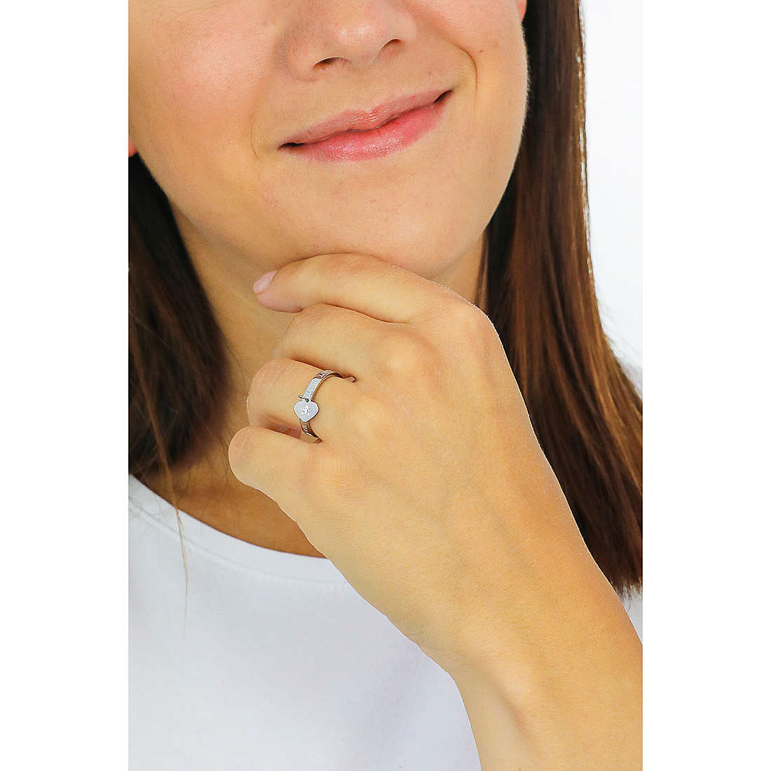 Anello donna cuore gioielli Sagapò Click sck148