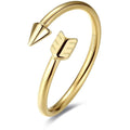 Damenring Schmuck Sagapò Click sck143 goldenes Pfeilsymbol