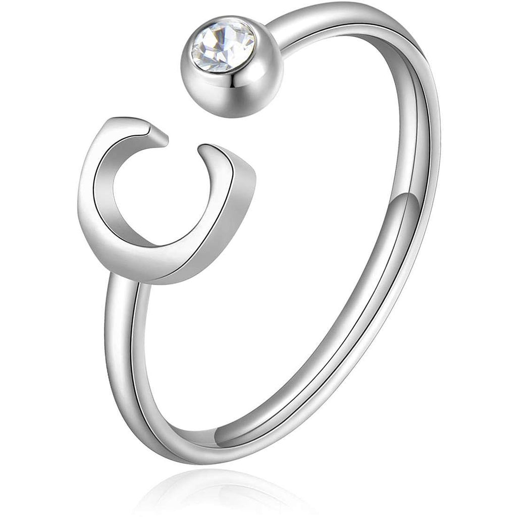 Damenring Schmuck Sagapò Click sck174 Buchstabe C