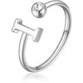 Damenring Schmuck Sagapò Click sck180 Buchstabe I