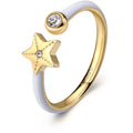 Anello donna gioielli Sagapò Vibes svb70 stella dorata
