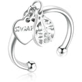 Anello donna gioielli Sagapò You coccinella regolabile syo33b