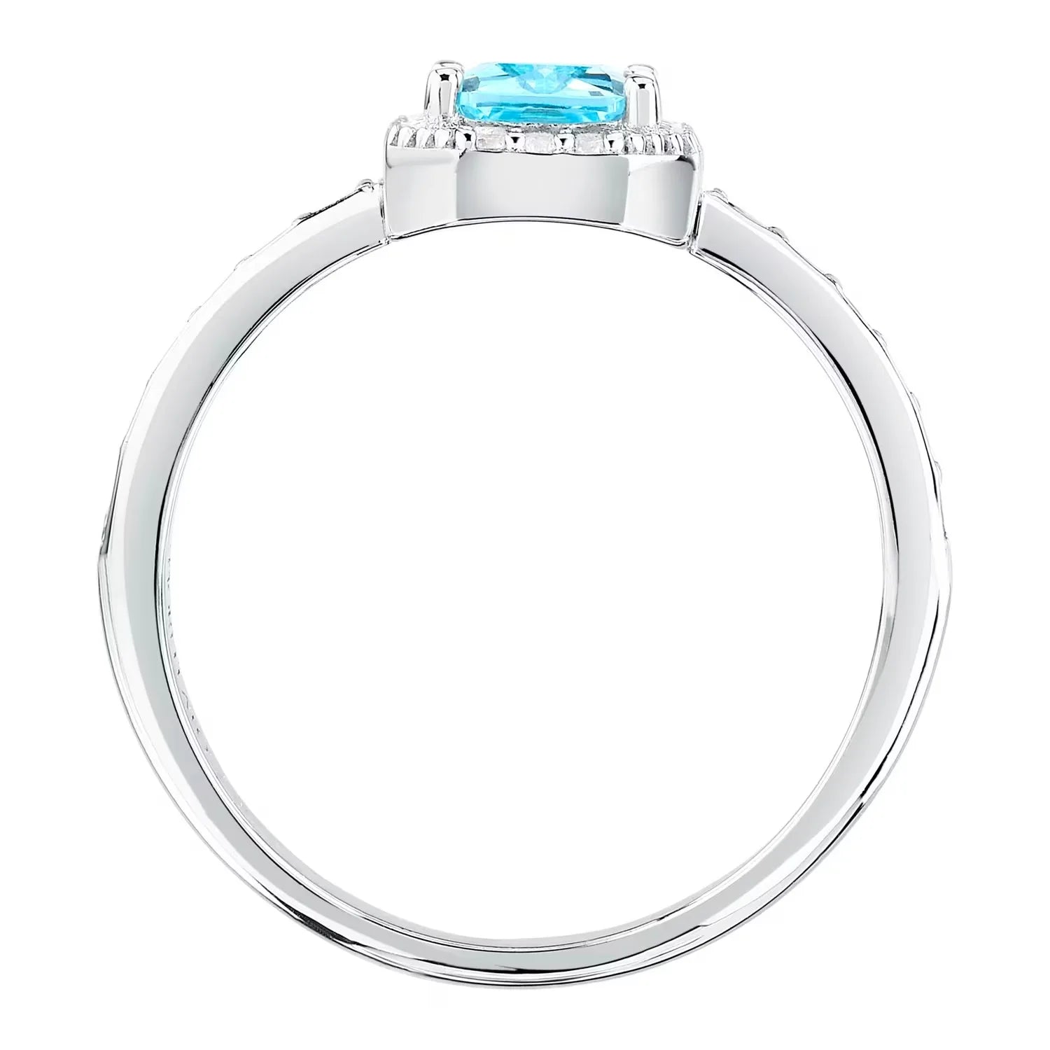 Anello donna in Argento con pietra azzurra Morellato