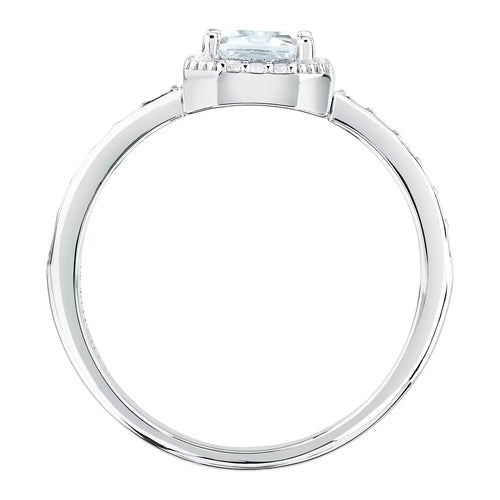 Anello donna in Argento con pietra bianca Morellato