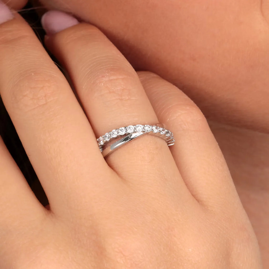 Anello donna in Argento con zirconi Morellato