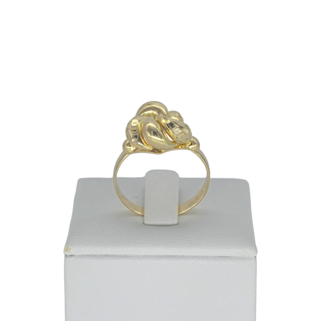 Anello donna in Oro Giallo 18kt 750 floreale