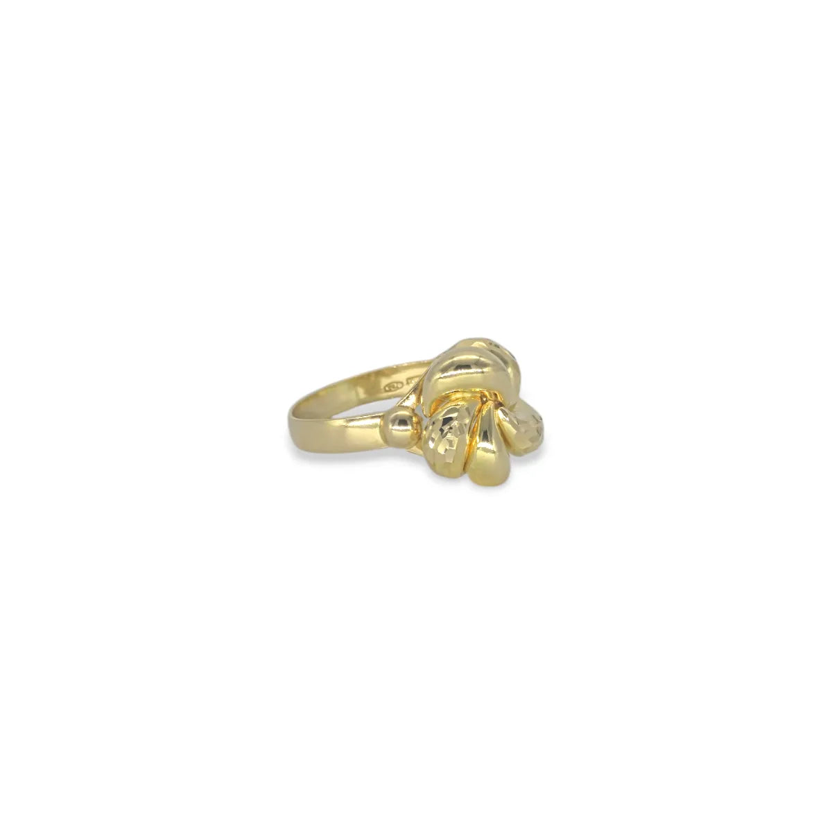 Anello donna in Oro Giallo 18kt 750 floreale