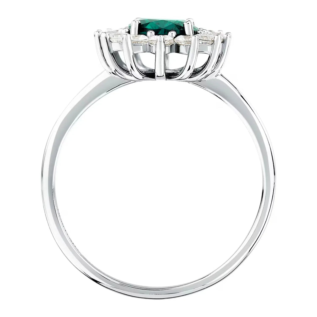 Damenring Morellato Silber Grün SAIW284016