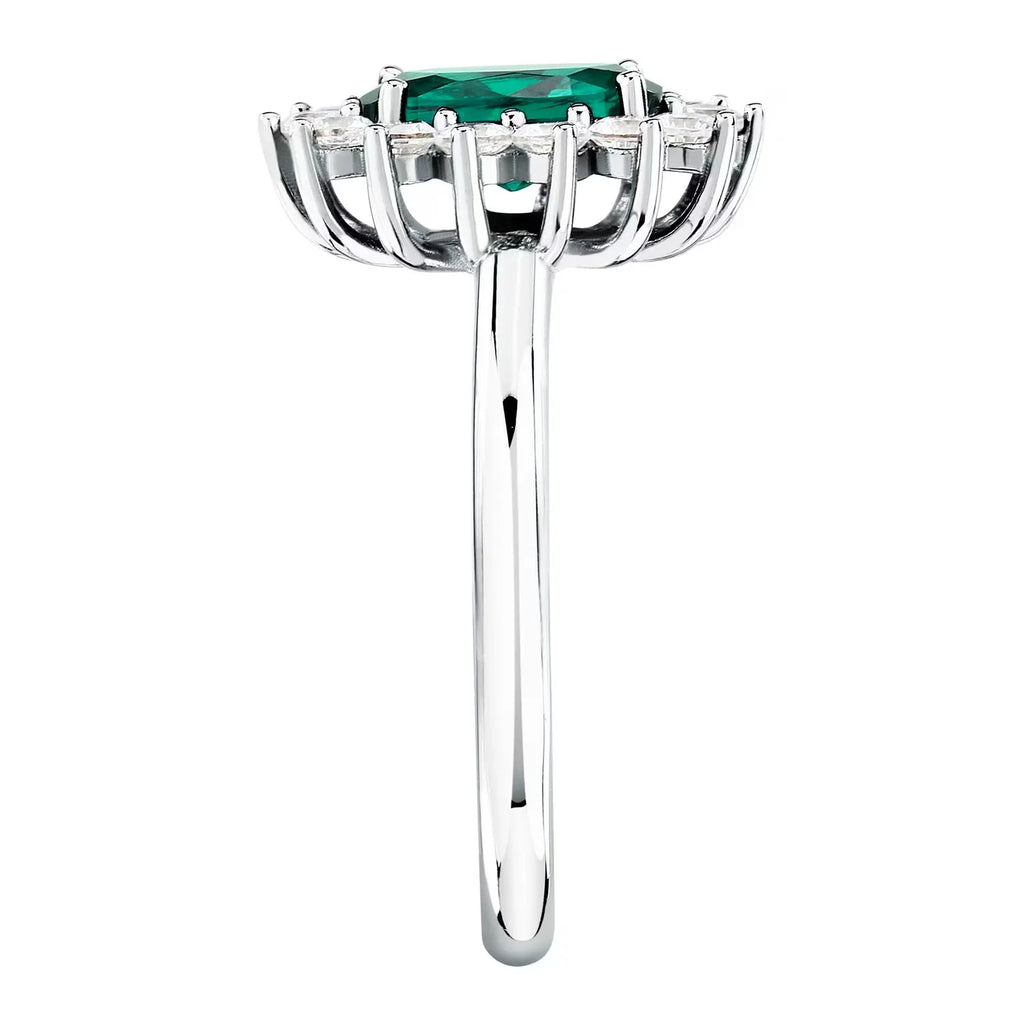Damenring Morellato Silber Grün SAIW284016