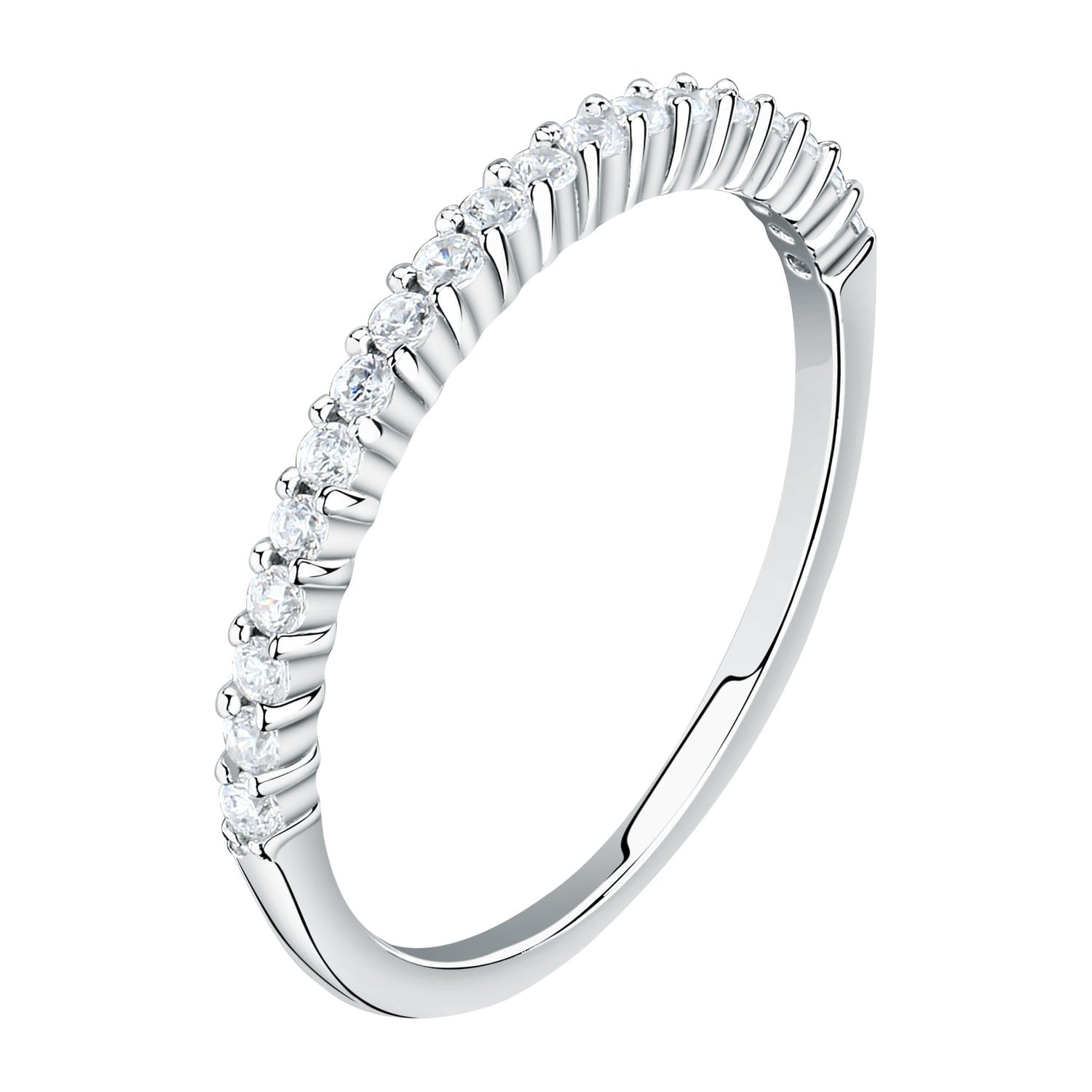 Anello donna in argento con zirconi bianchi Le petite story lps03awv10014