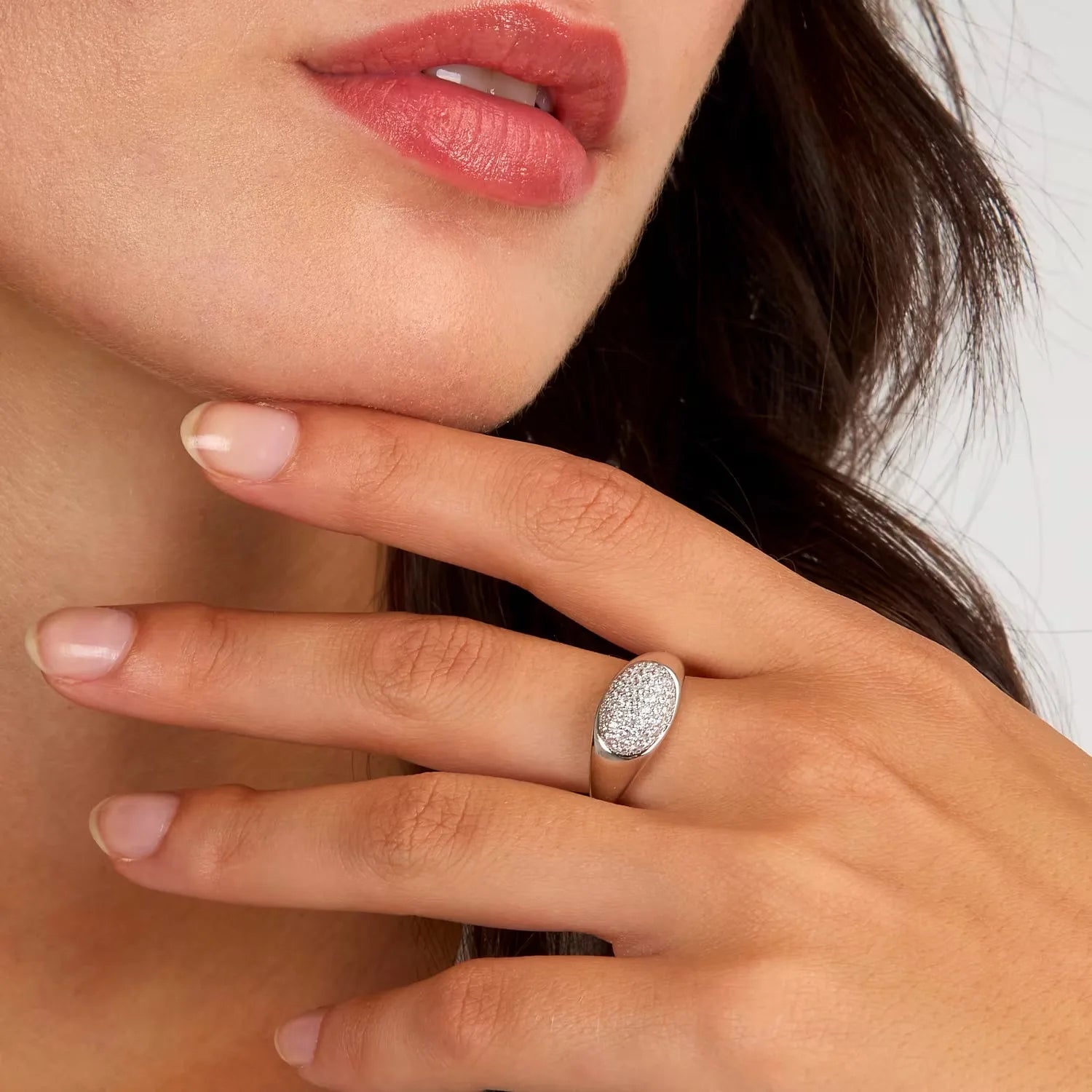 Anello donna in argento e zirconi SAZB12014