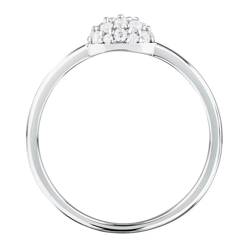 Anello donna in argento e zirconi SAZB13016