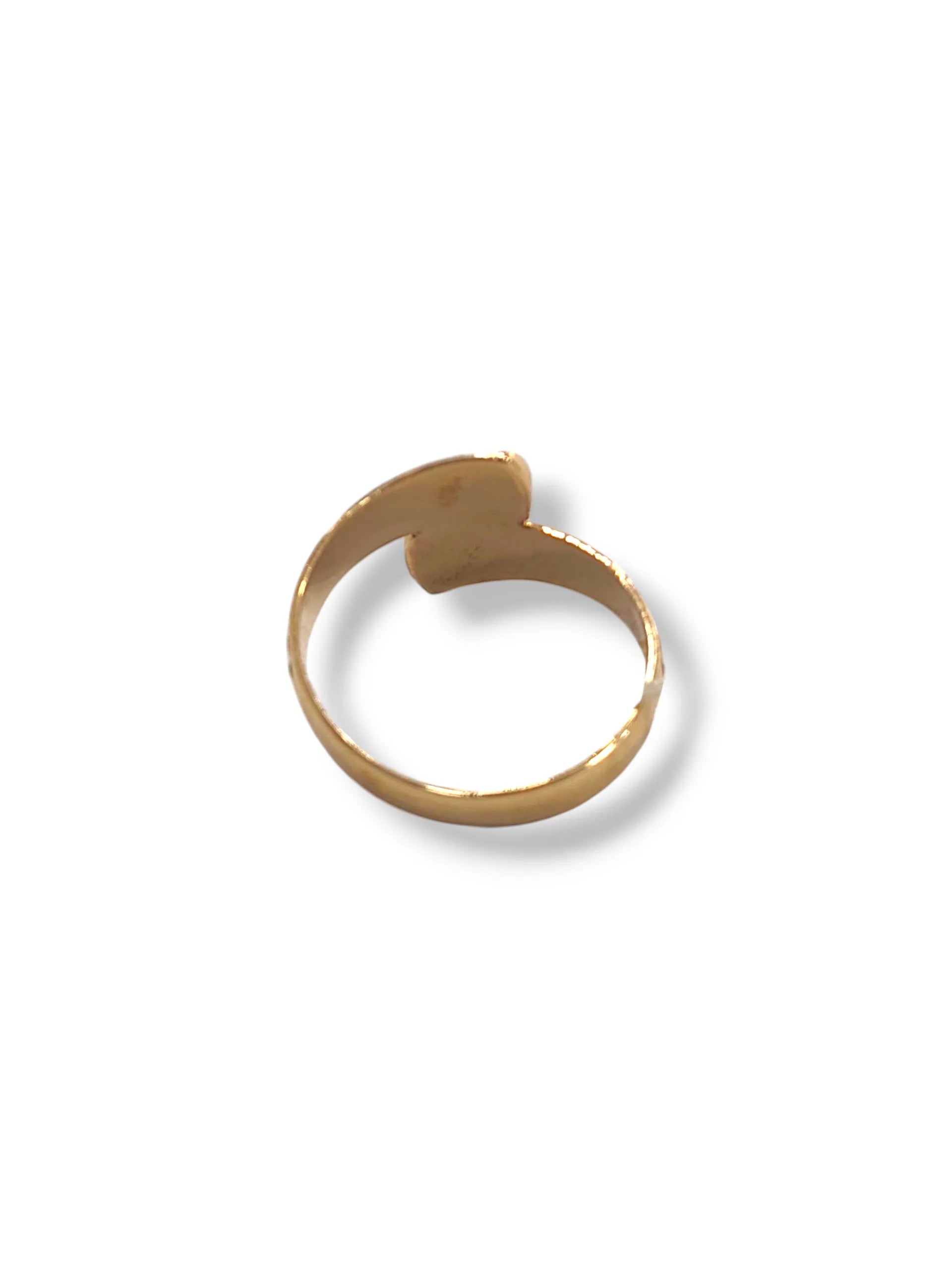 Anello donna in oro giallo 9 carati elegante