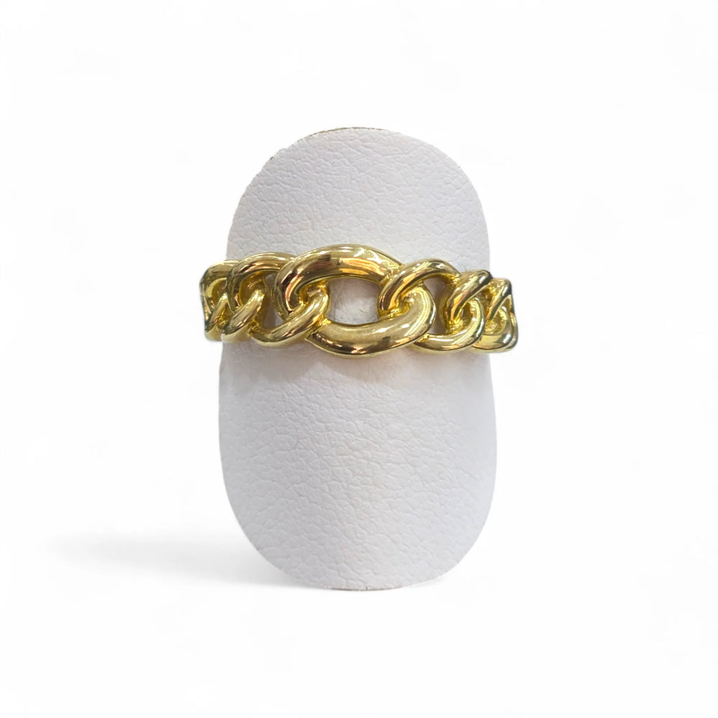 Damenring 9 Karat Gelbgold, Kette Igold