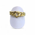 Anello donna in oro giallo 9 ct a catena con cuore Igold
