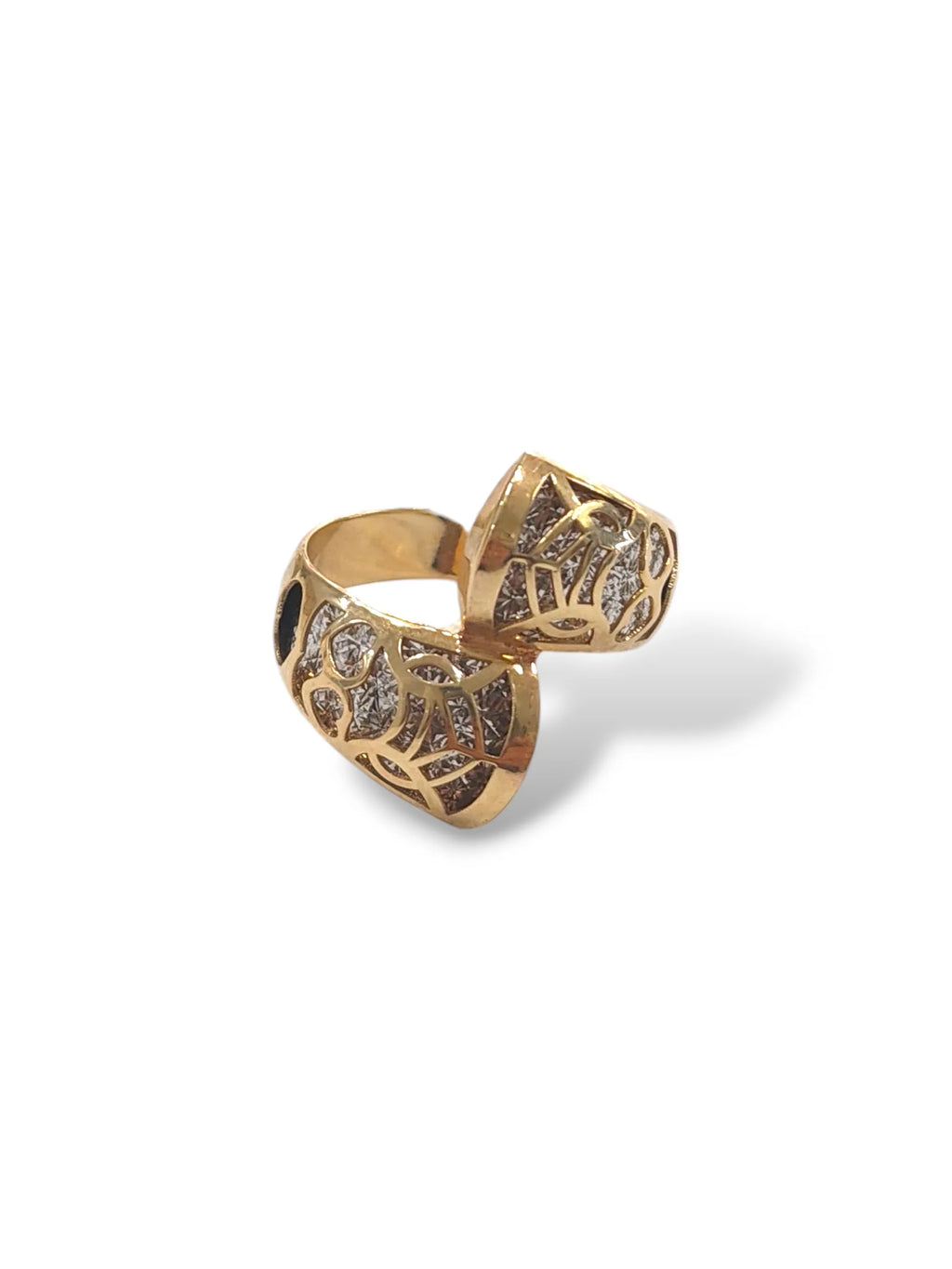 Anello donna in oro giallo 9kt stile moderno
