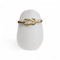 Anello donna nodo della vita in oro giallo 9 ct Igold