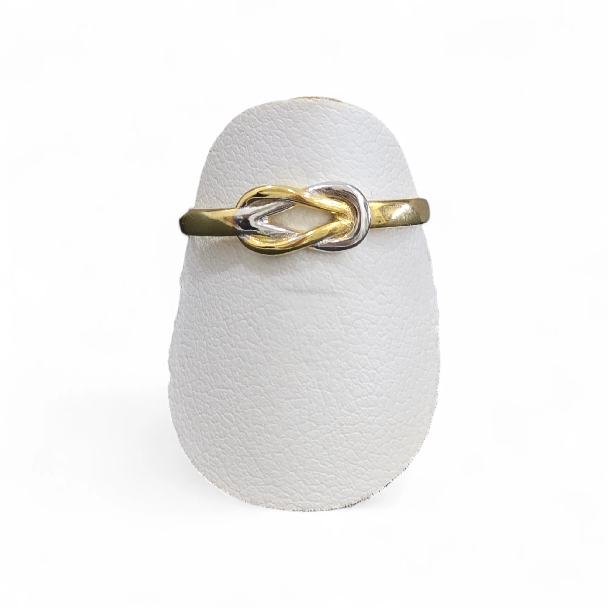 Anello donna nodo della vita in oro giallo 9 ct Igold