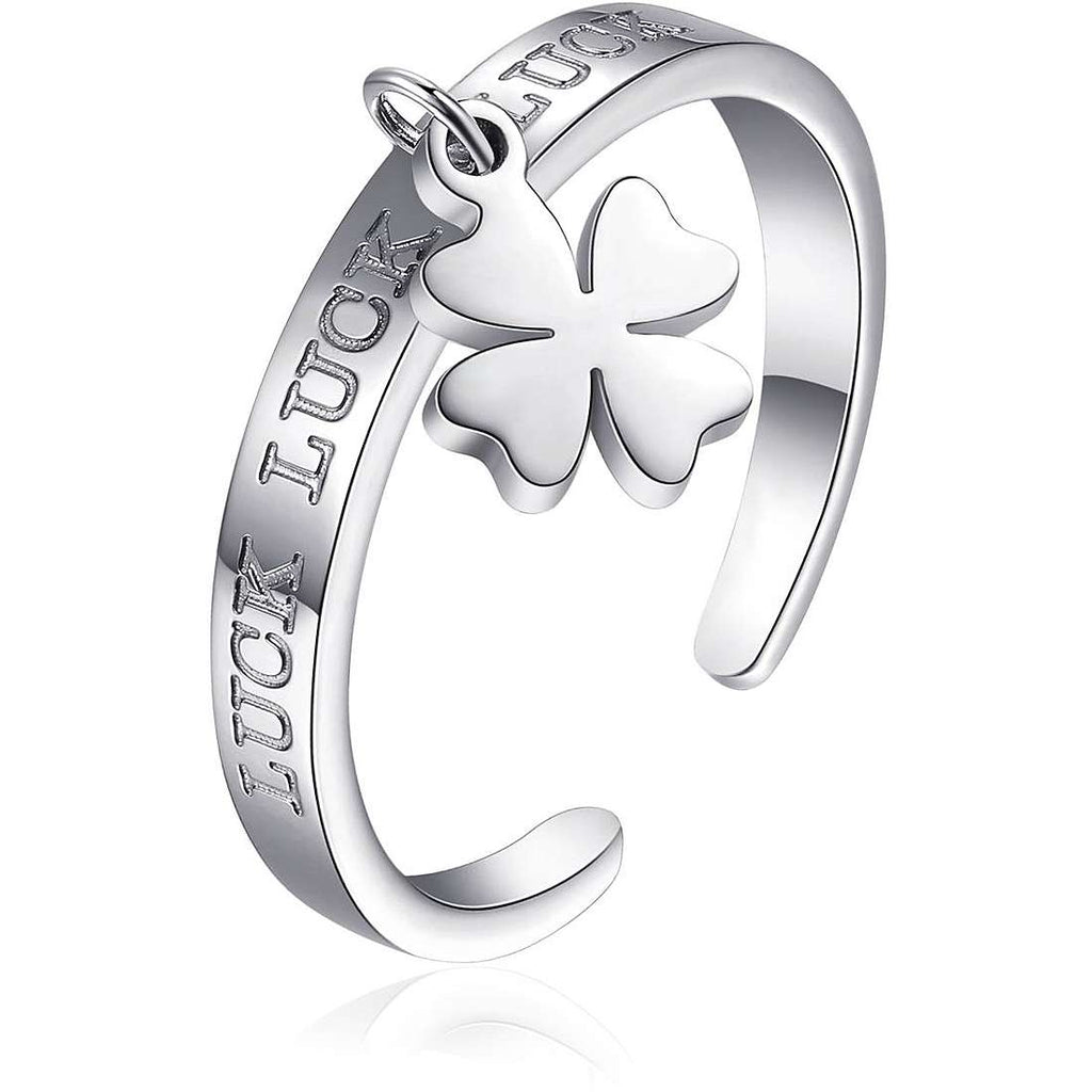 Anello donna quadrifoglio gioielli Sagapò Click sck150