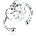 Damenring Kleeblatt Schmuck Sagapò You syo32c