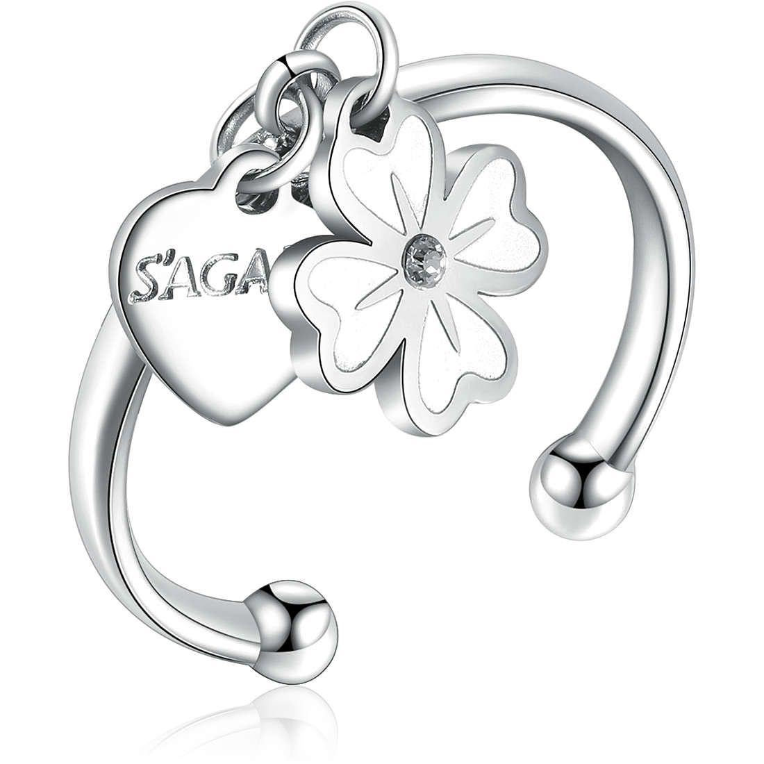 Damenring Kleeblatt Schmuck Sagapò You syo32c
