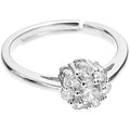 Anello donna regolabile Ottaviani con zirconi bianchi