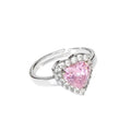 Anello donna regolabile Ottaviani cuore con zirconi