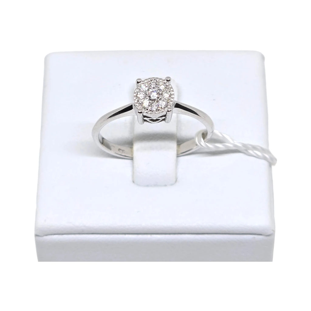 Anello donna solitario in oro e diamanti Pg gioielli anidem/4