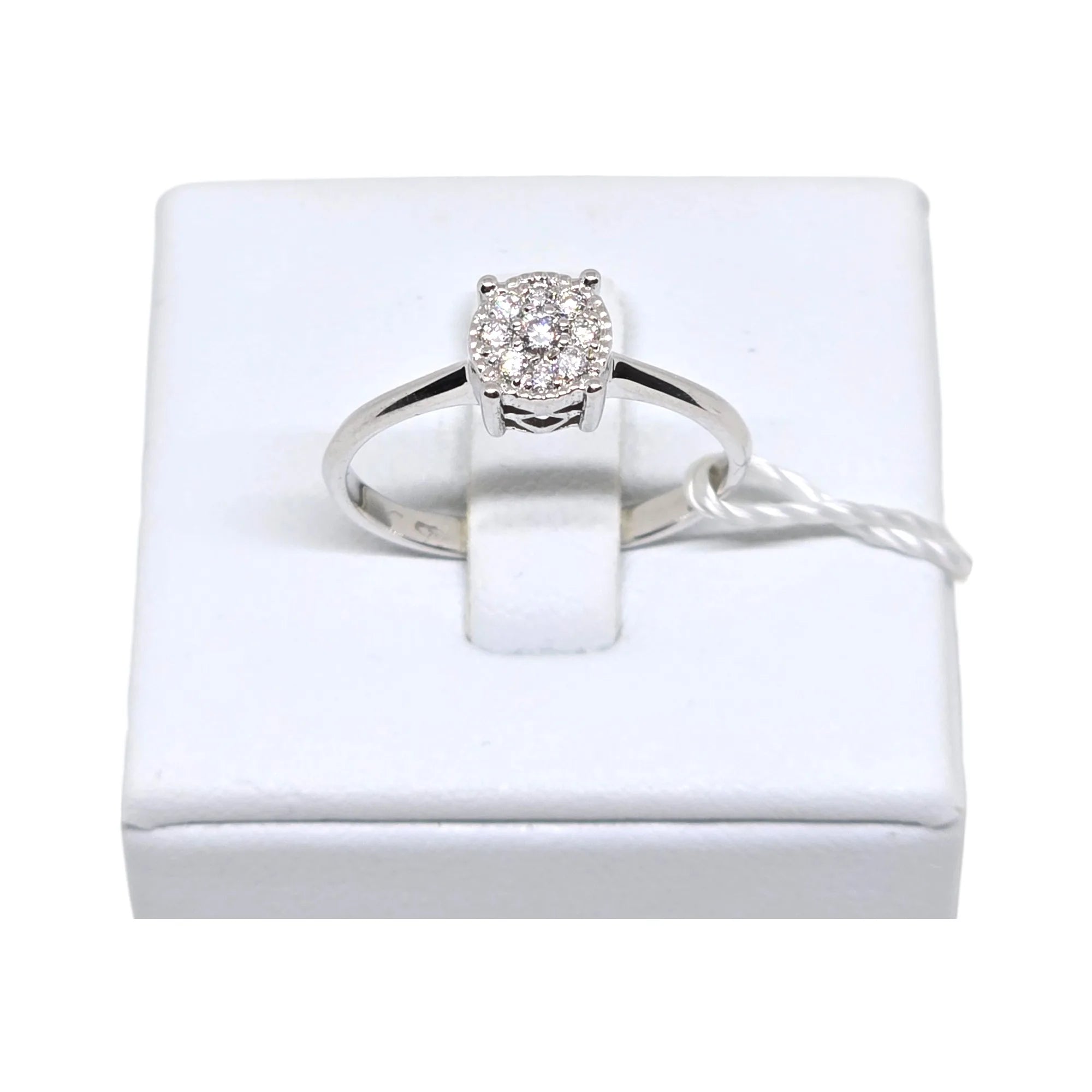 Anello donna solitario in oro e diamanti Pg gioielli anidem/4
