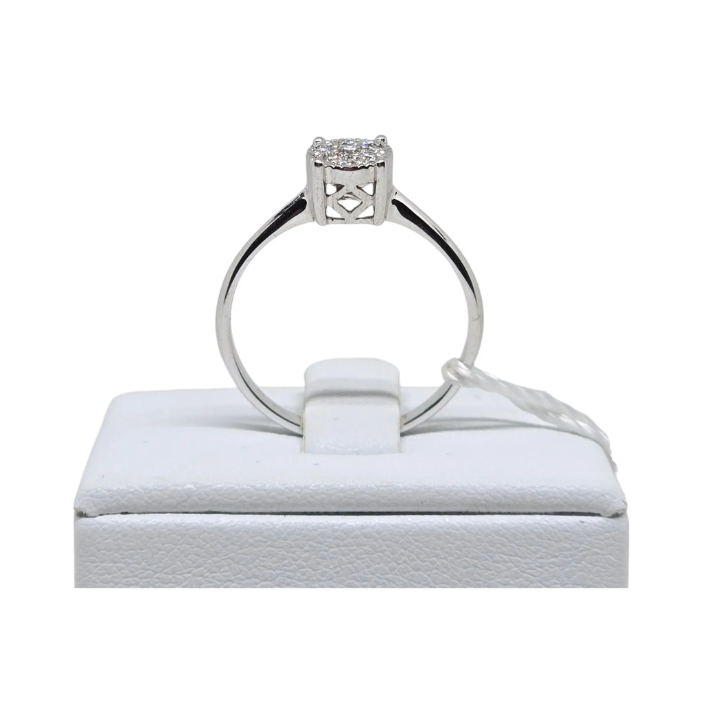 Anello donna solitario in oro e diamanti Pg gioielli anidem/4