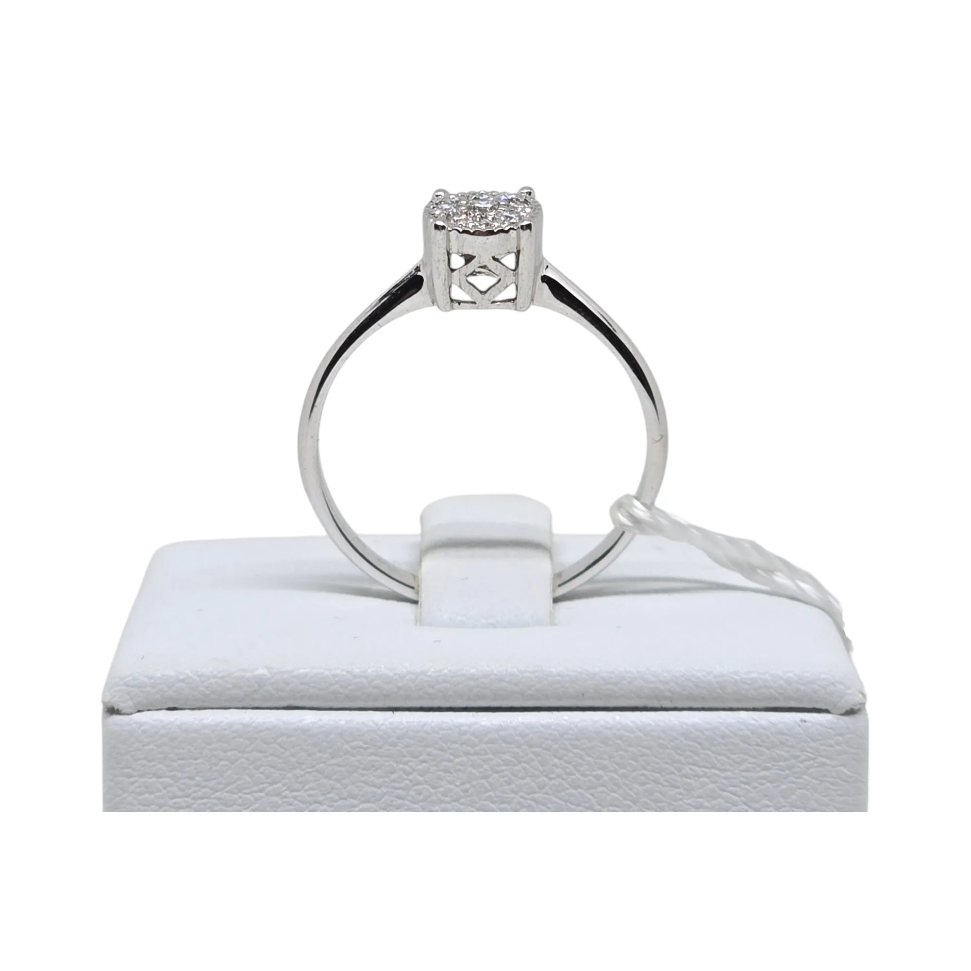 Anello donna solitario in oro e diamanti Pg gioielli anidem/4