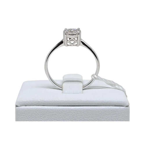 Anello donna solitario in oro e diamanti Pg gioielli anidem/4