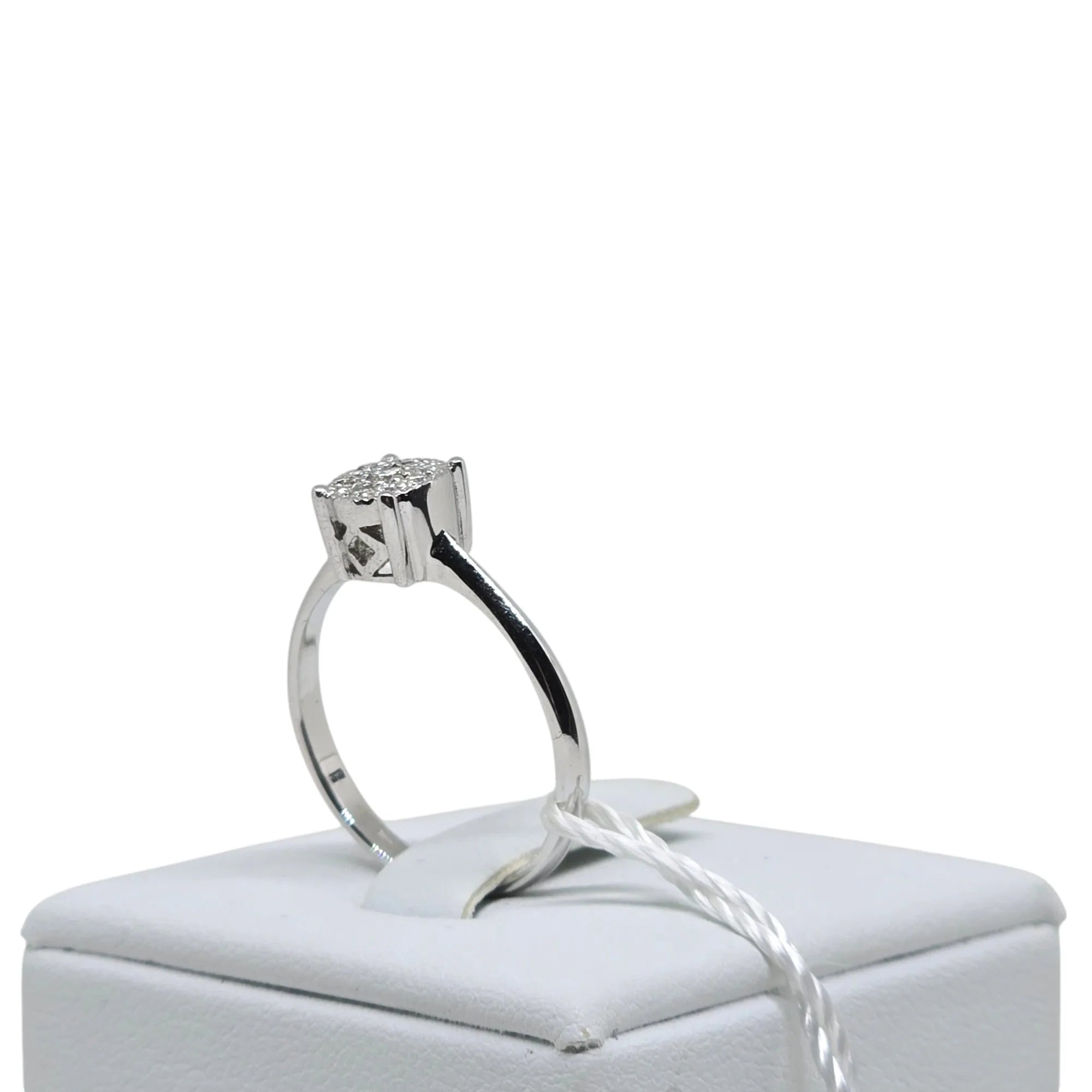 Anello donna solitario in oro e diamanti Pg gioielli anidem/4