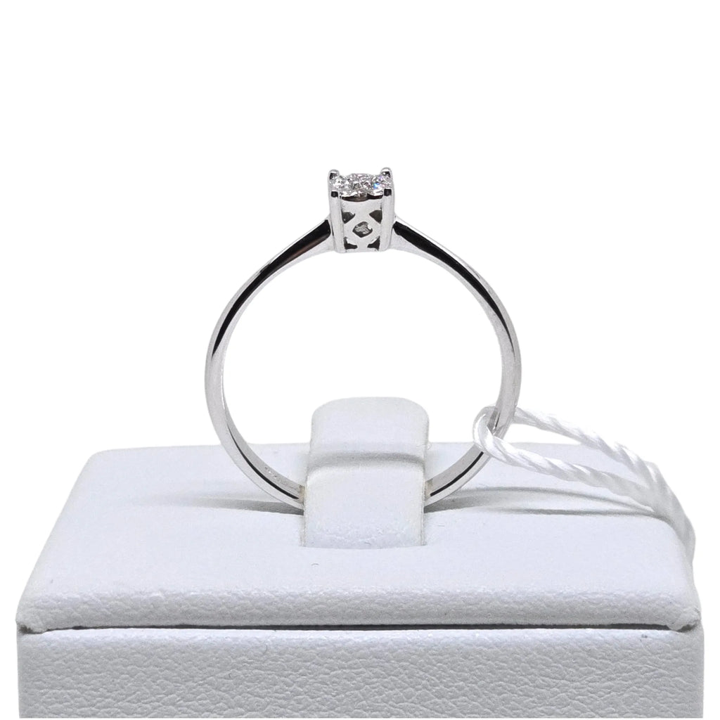 Anello donna solitario in oro e diamanti Pg gioielli anidem/1