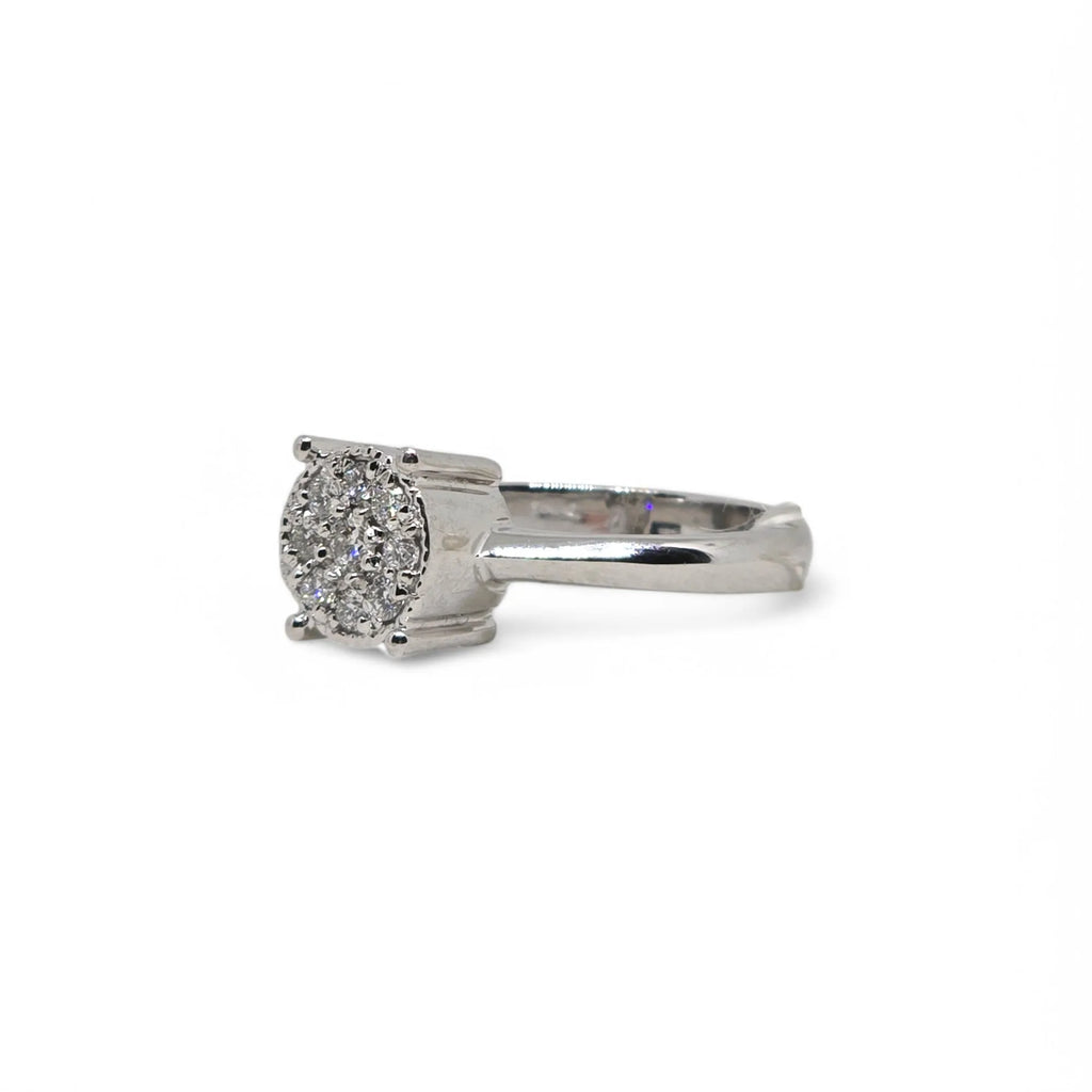 Anello donna solitario in oro e diamanti Pg gioielli anidem/5