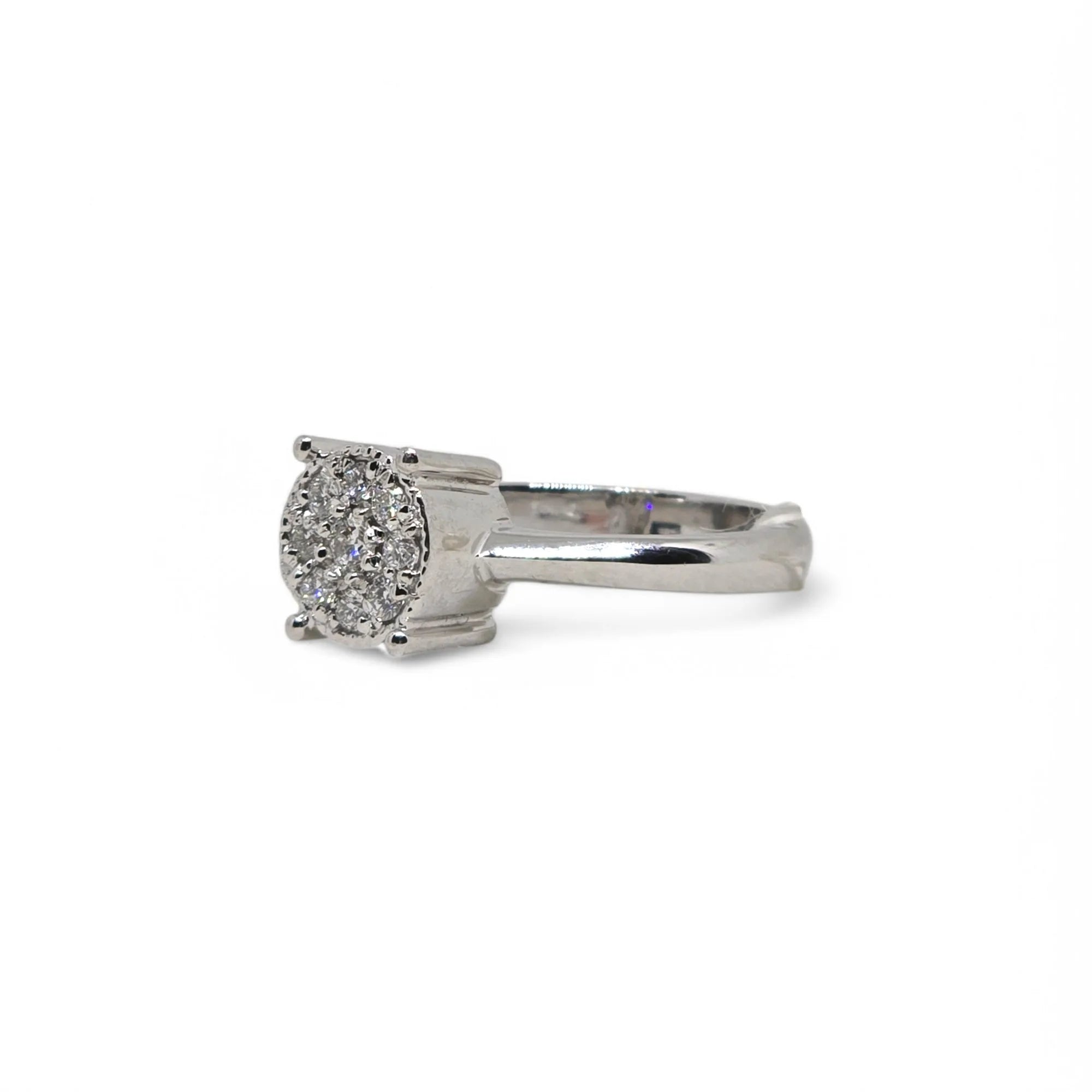 Anello donna solitario in oro e diamanti Pg gioielli anidem/5